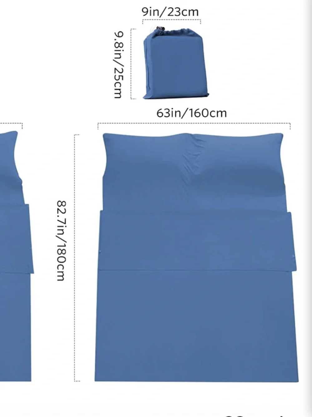 2/$20! Muermann Travel/Camping sheets-full size
